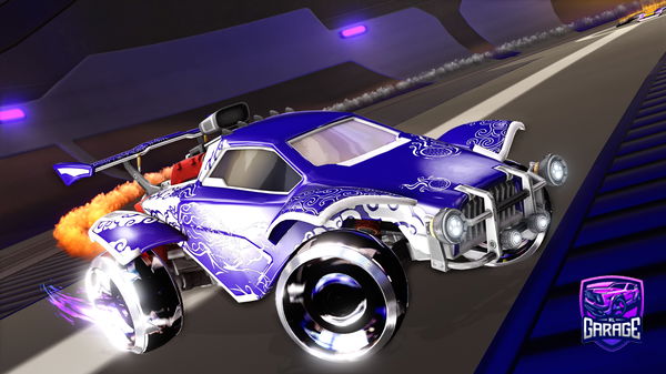 A Rocket League car design from keenanlive