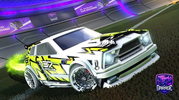 A Rocket League car design from Unpluggt