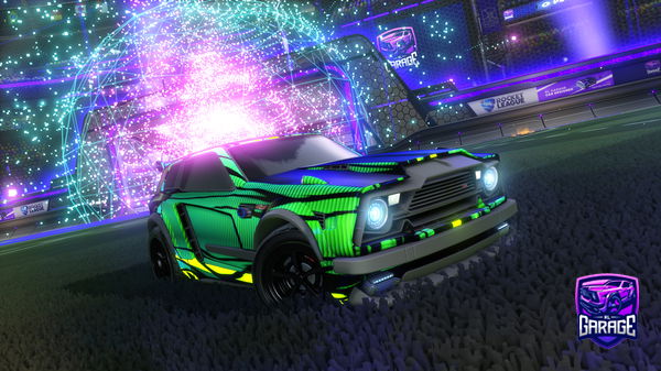 A Rocket League car design from Gtkrn