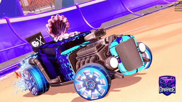 A Rocket League car design from SpillinRainbow