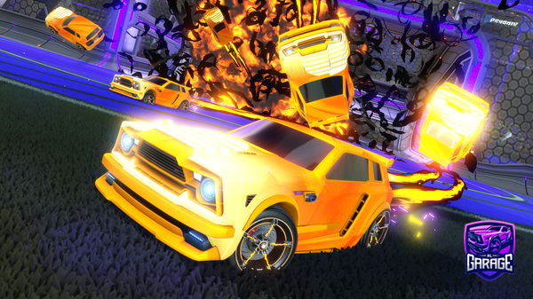 A Rocket League car design from Dandaman9344