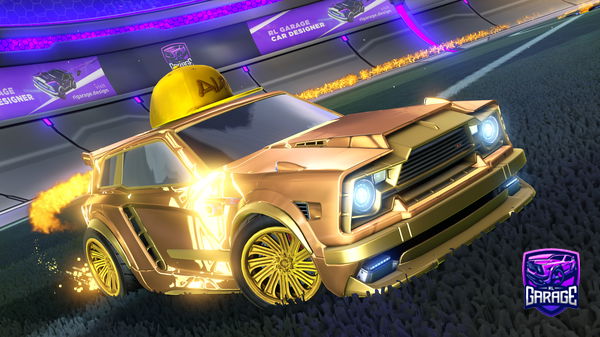 A Rocket League car design from Poweredplayer