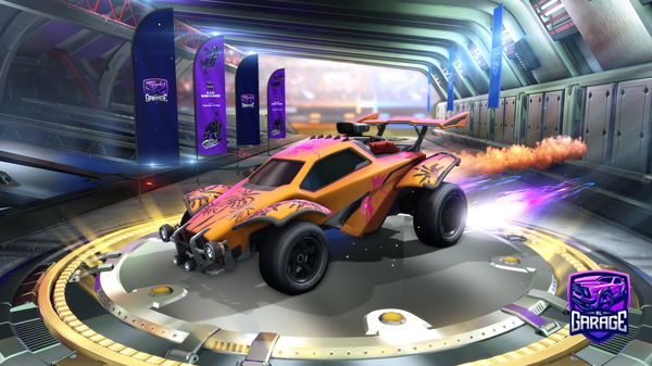 A Rocket League car design from Exonic_