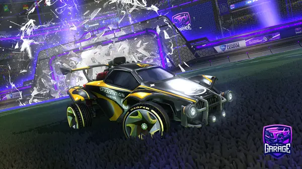 A Rocket League car design from Notrixsit