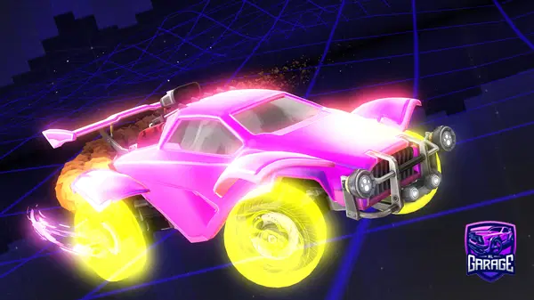 A Rocket League car design from duckieiscool