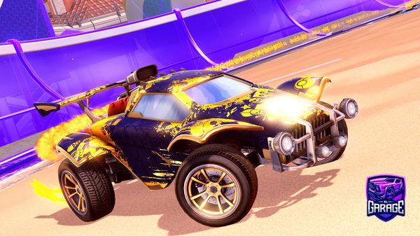 A Rocket League car design from GI1tch