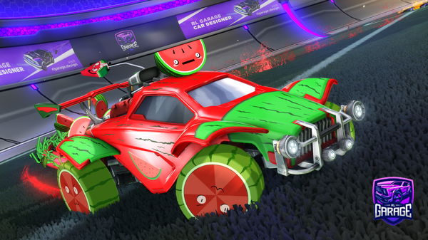 A Rocket League car design from WakTasticYT