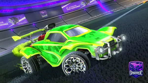 A Rocket League car design from champ134