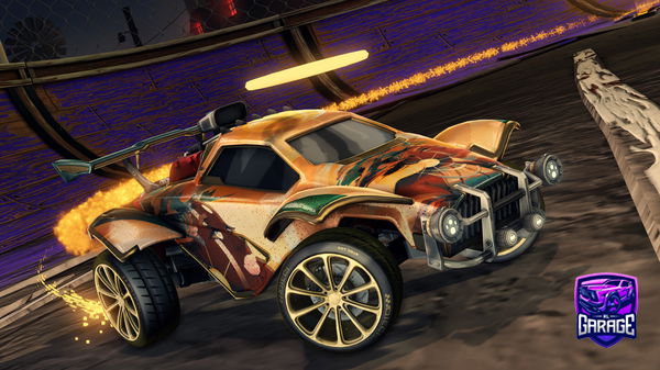 A Rocket League car design from PandaRanma