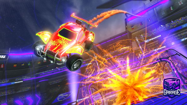 A Rocket League car design from Gyuctt