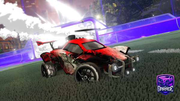 A Rocket League car design from Tophtoph