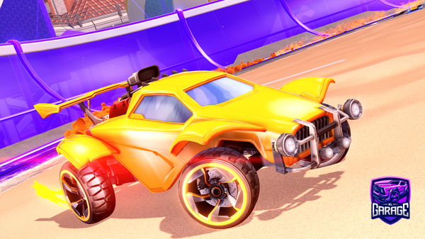 A Rocket League car design from mrczello