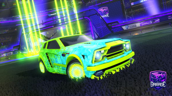 A Rocket League car design from NickPolk