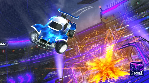 A Rocket League car design from poyosrl