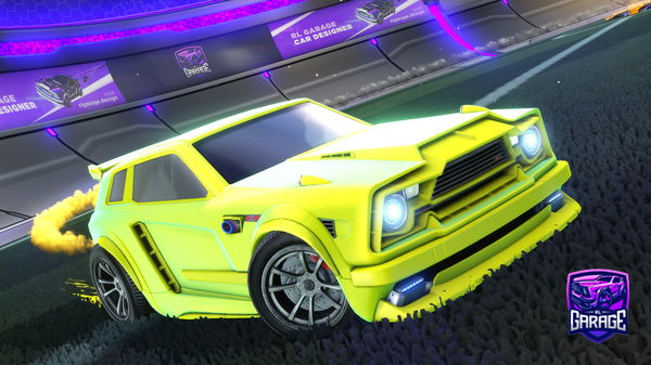 A Rocket League car design from StingyHornet