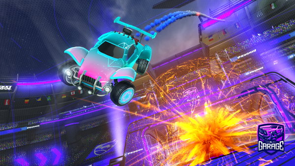 A Rocket League car design from imnotteekzie77