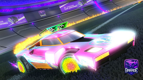 A Rocket League car design from Nathanielimones77