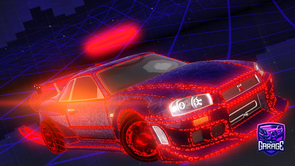 A Rocket League car design from HirAlpha