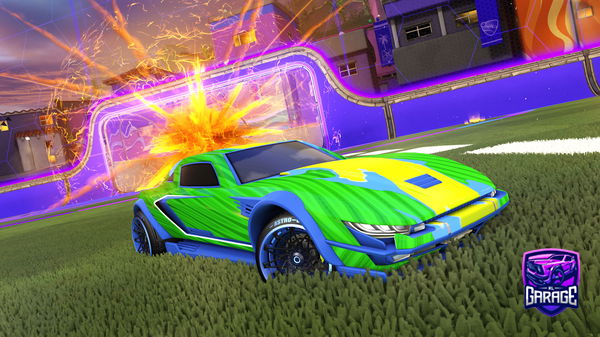 A Rocket League car design from Pony_pixel_wave