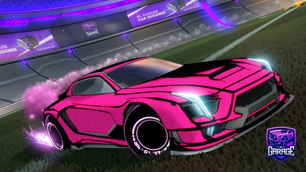 A Rocket League car design from bagsd