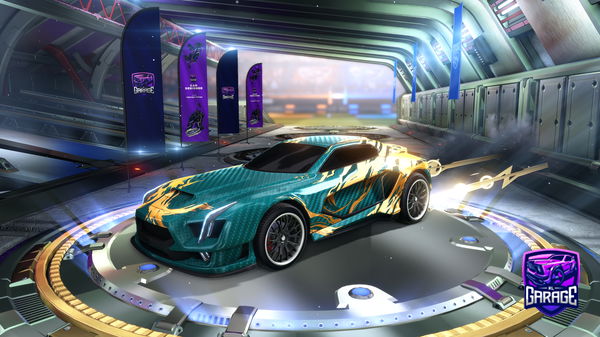 A Rocket League car design from BlackBoiz