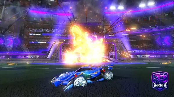 A Rocket League car design from Together-laser7
