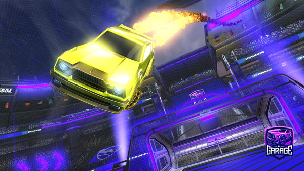A Rocket League car design from GALACTACAT