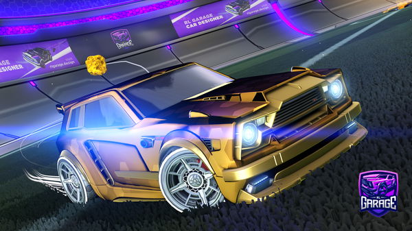 A Rocket League car design from dernour