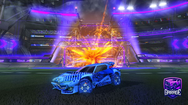 A Rocket League car design from Castrenza