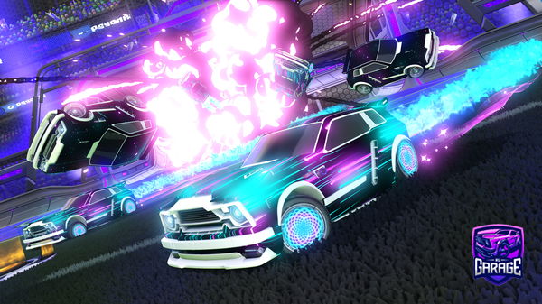 A Rocket League car design from sky_krxken