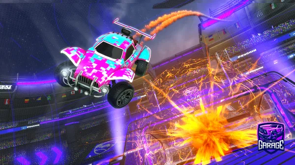 A Rocket League car design from SDsnappy