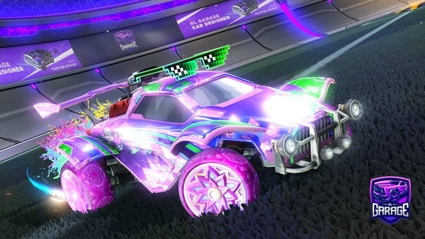 A Rocket League car design from Dylan2000YT