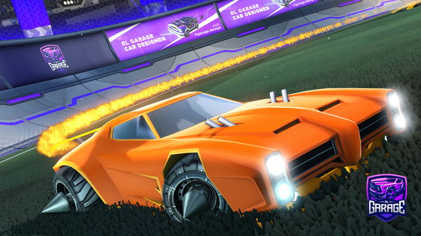 A Rocket League car design from xbxcontroller