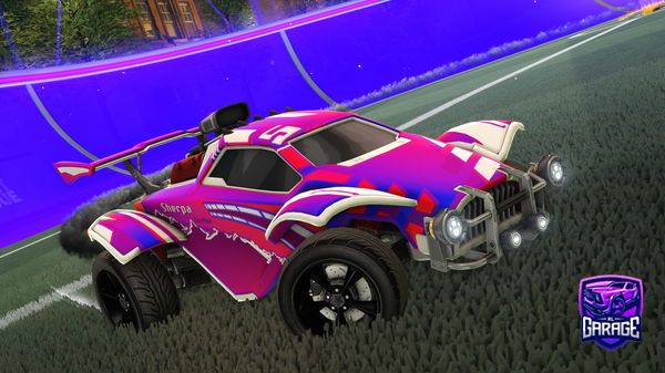 A Rocket League car design from DemoGarage