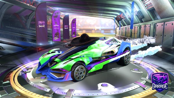 A Rocket League car design from XDPRETDZEL