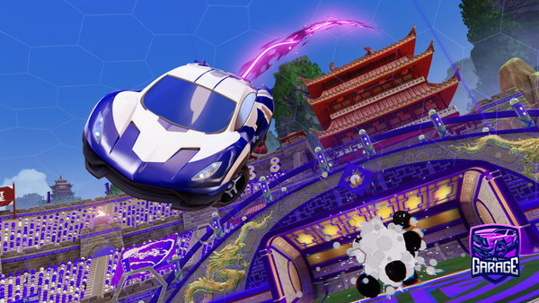 A Rocket League car design from Croument