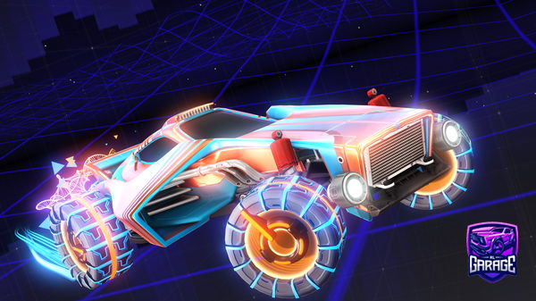 A Rocket League car design from MrRogers143