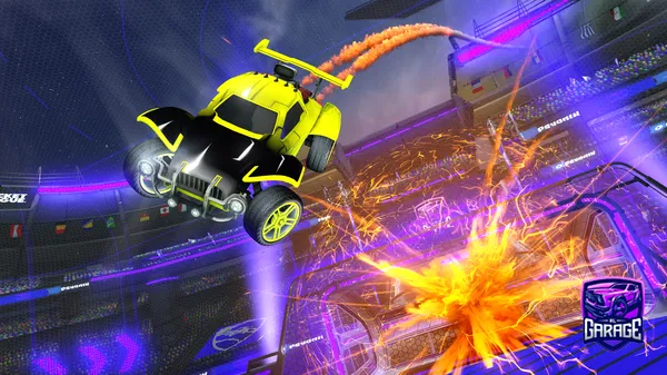 A Rocket League car design from XxcrisxX4806