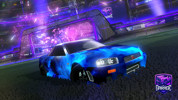 A Rocket League car design from Nznahahs