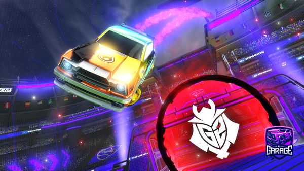 A Rocket League car design from Adidas_Blackstar0611