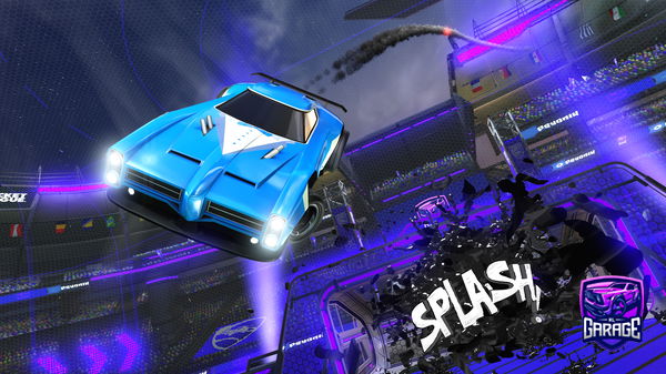 A Rocket League car design from Splash564