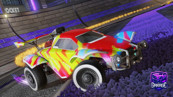 A Rocket League car design from STTS