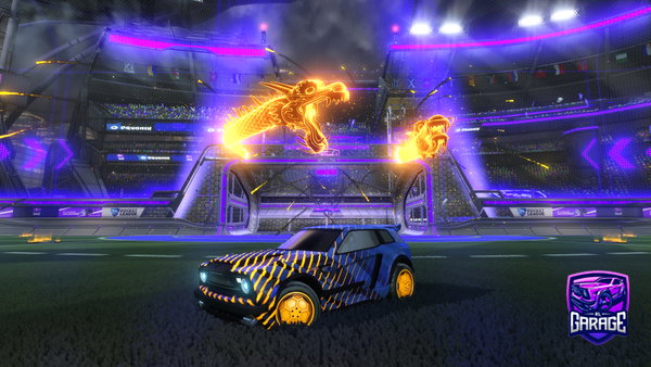 A Rocket League car design from Bluwie