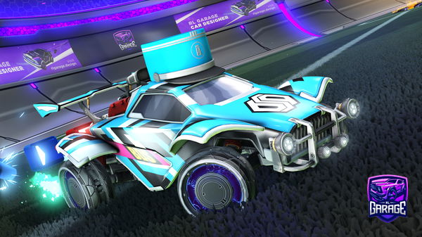 A Rocket League car design from Dreamsu