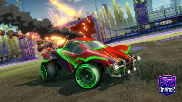 A Rocket League car design from Fan-134