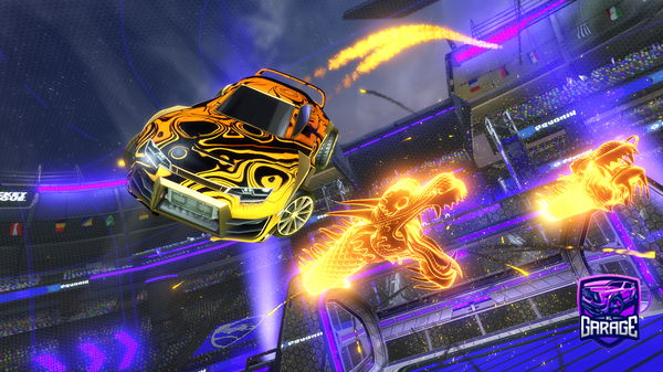 A Rocket League car design from WhiteKing