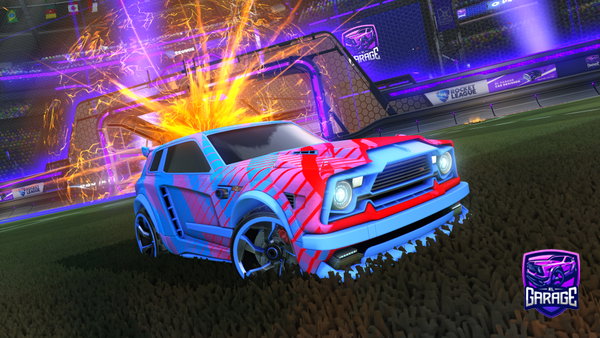 A Rocket League car design from Djcosmo