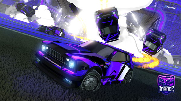 A Rocket League car design from BACK_35