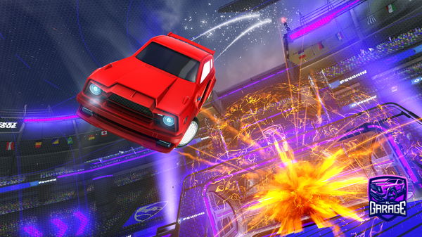 A Rocket League car design from Sunitsu60fps