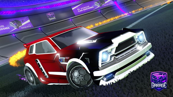 A Rocket League car design from PackerFan01